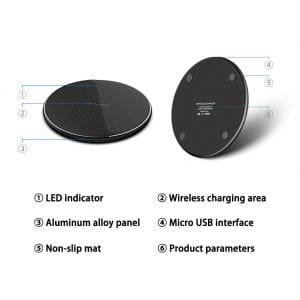 IPHONE OR SAMSANG 15W Fast Charging Mode Aluminum Alloy Metal NEW
