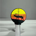 HUNTING LOVE Straw Toppers Reusable Plastic Straw Cute Protector Replacement NEW