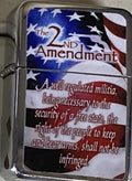 2nd Amendment Lighter Zippo Retro/Vintage Political Second Amendment NEW