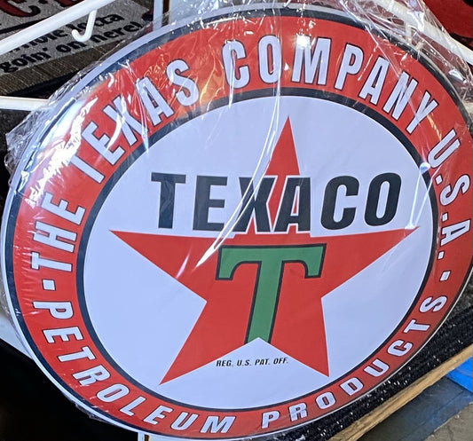Texaco Company Petroleum Reproduction Vintage Sign Auto Garage Shop man-cave
