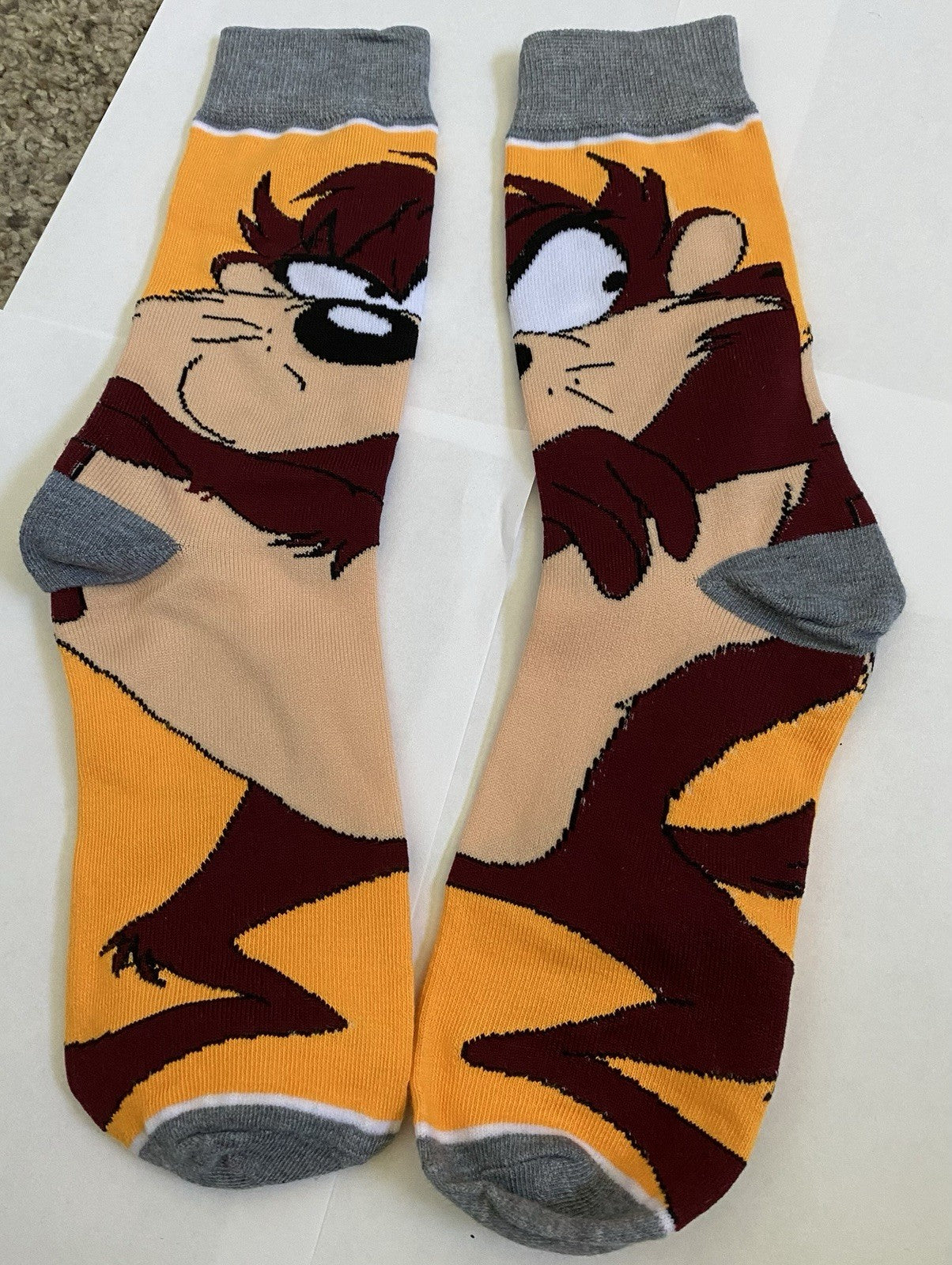 TASMANIAN Devil LOONEY Toons Cartoon Funny Retro Adult Teen Crew