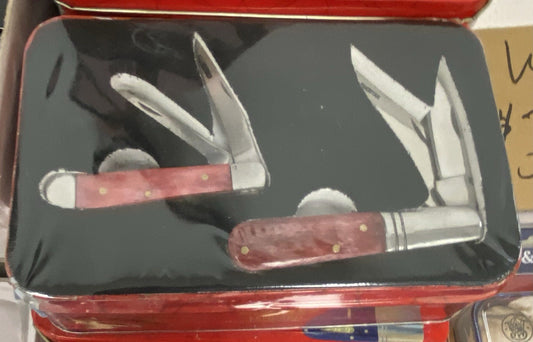 Brand New S&D Leopard Handcrafted Knives Gift Set 2 Pc Knife Set
