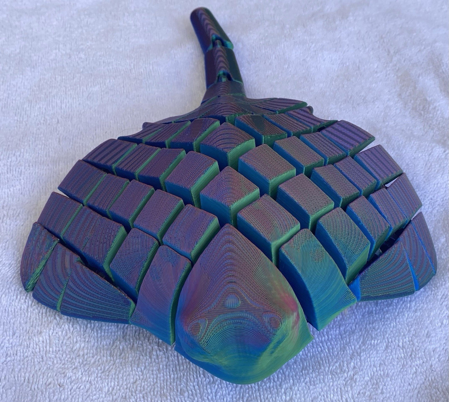 3D Printed Manta Ray SWIM TOY Fish Tank Fidget Toys KIDS Flexible Floats,￼Ocean