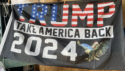 Trump Take America 2024 Double Side Flags 3x5 NEW