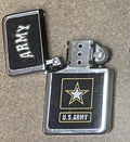 U.S Army Zippo Vintage/Retro Lighter w/wick Military Veteran Cigar Pipe NEW