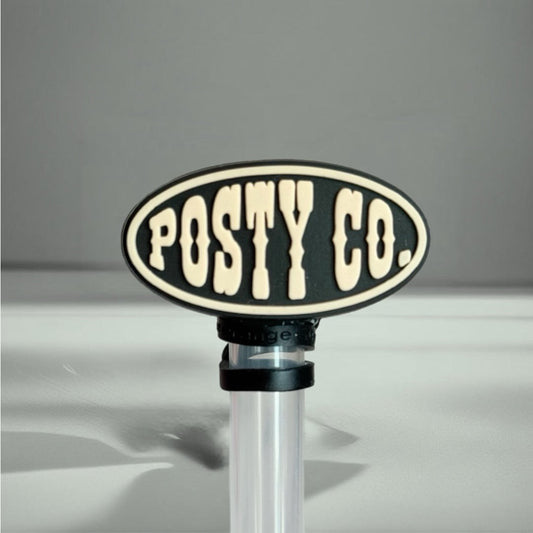 POSTY CO. Toppers Reusable Plastic Straw Cute Protector Replacement Straw NEW