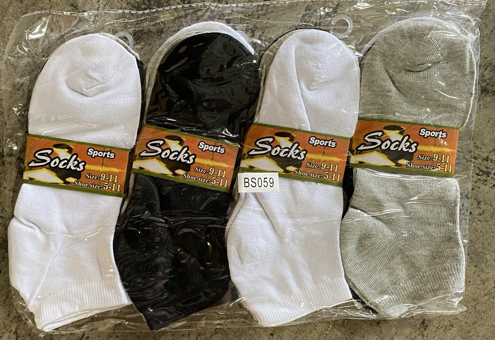 12 Pairs Womens Assorted Style Athletic Low Cut Ankle Socks Cotton Size 9-11 NEW