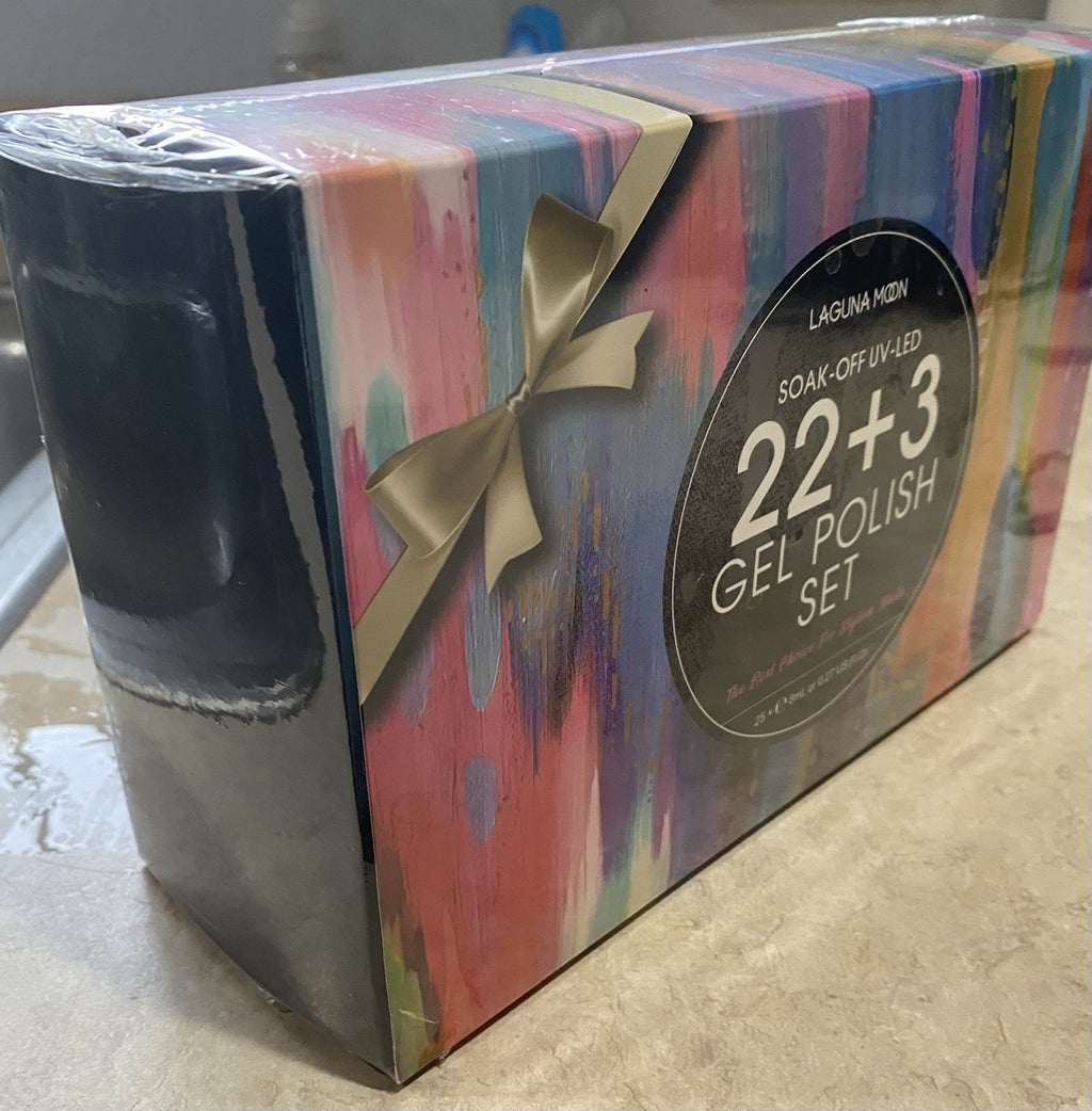 NEW In the Box LAGOONA MOON GEL POLISH Soak-Off UV-LED 22+3 NEW STILL WRAPPED