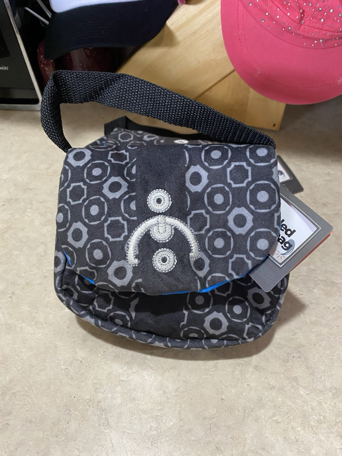 Bark Box Handbag Plush Crinkle & 2 Squeakers Dog Toy Small Medium 7"X5" Purse