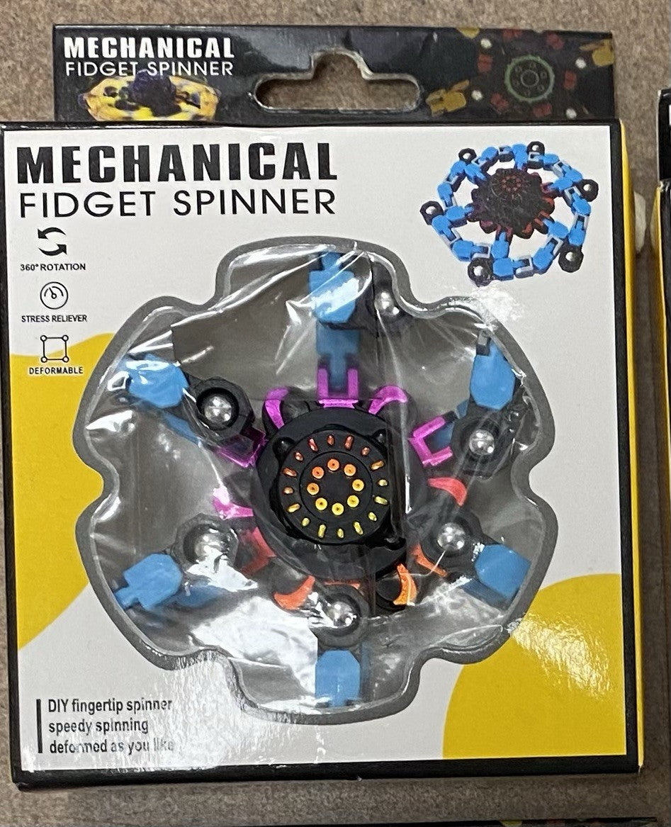 3 Fingertip Gyro Mechanical Robot Top Transformable Toy Fidget Spinner NEW