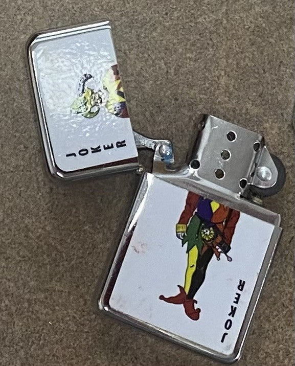 Joker Lighter Zippo Retro/Vintage Joker Playing Card Collector Casino Poker NEW