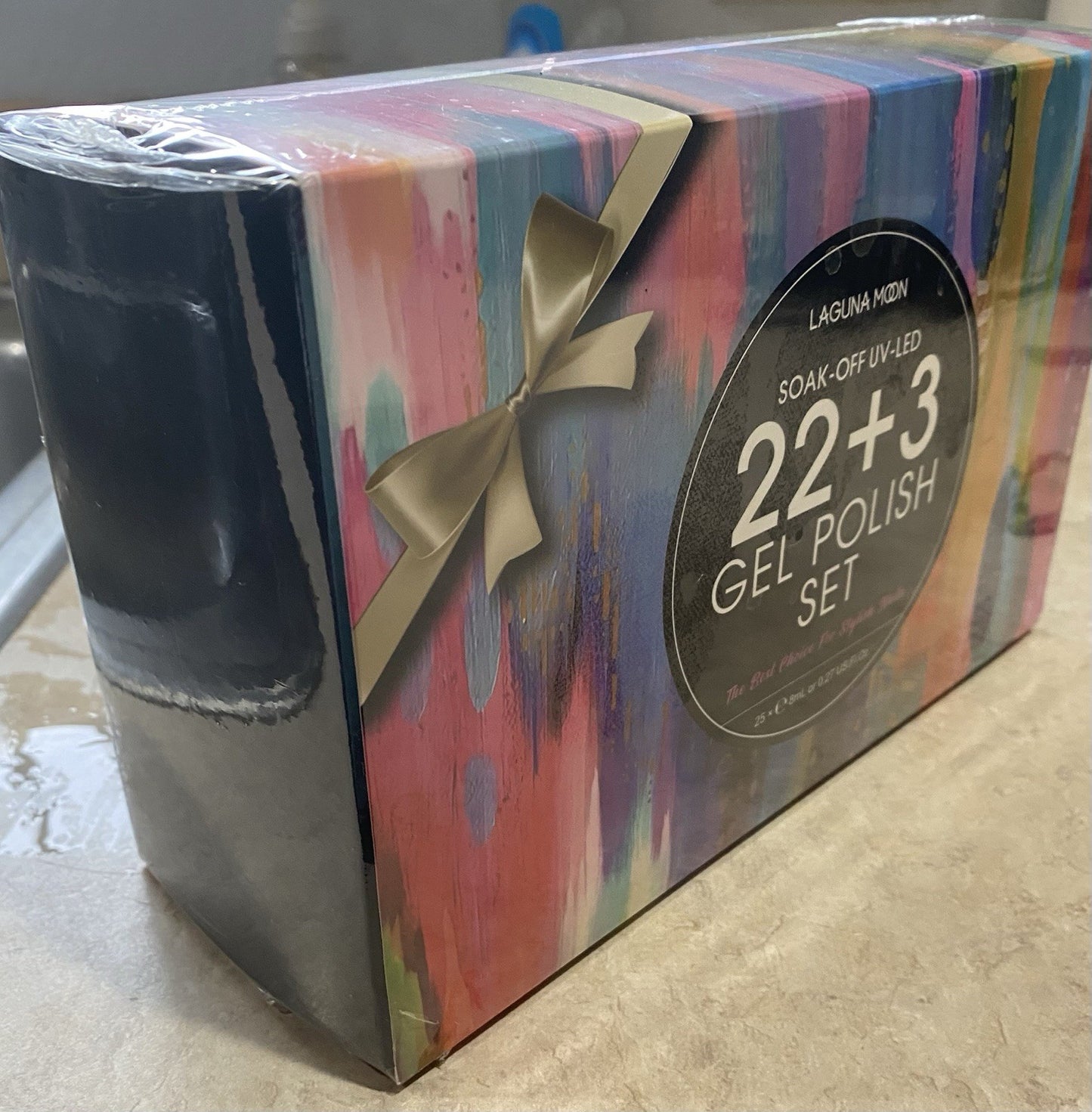 NEW In the Box LAGOONA MOON GEL POLISH Soak-Off UV-LED 22+3 NEW STILL WRAPPED