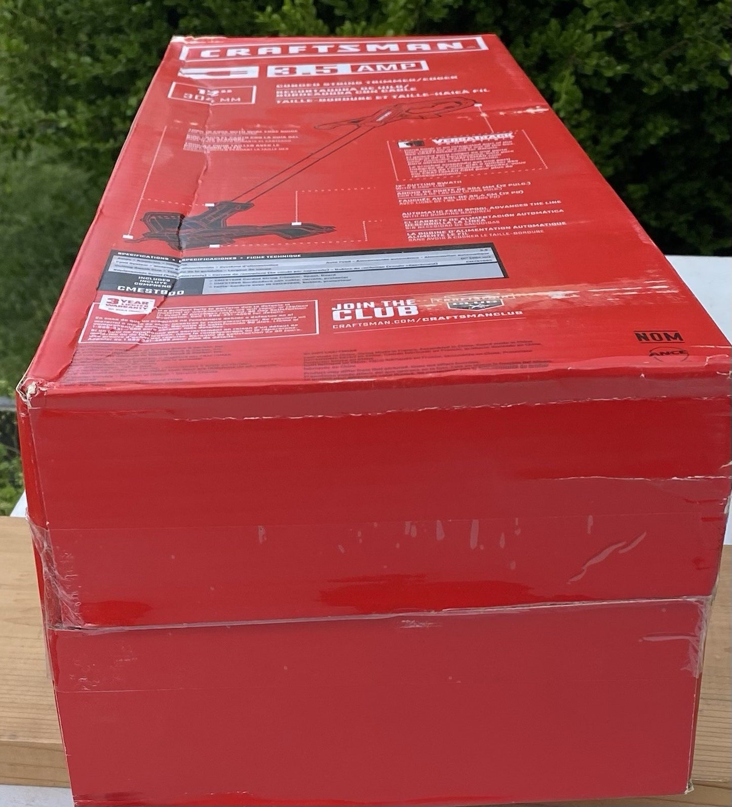 NIB SEALED   CRAFTSMAN 3.5AMP CORDED 12” STRING TRIMMER/ EDGER