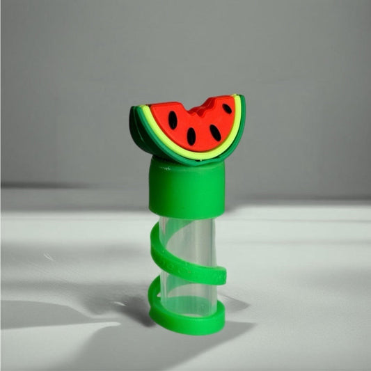 WATERMELON Toppers Reusable Plastic Straw Cute Protector Replacement Straw NEW