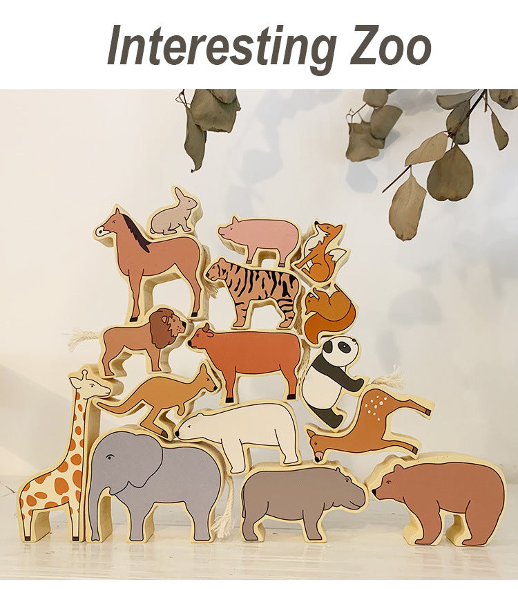ANIMAL BALANCE BUIILDING BLOCKS Hand Eye Balance NEW
